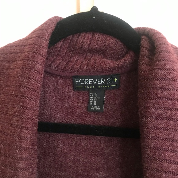 Burgundy cardigan - Picture 2 of 2